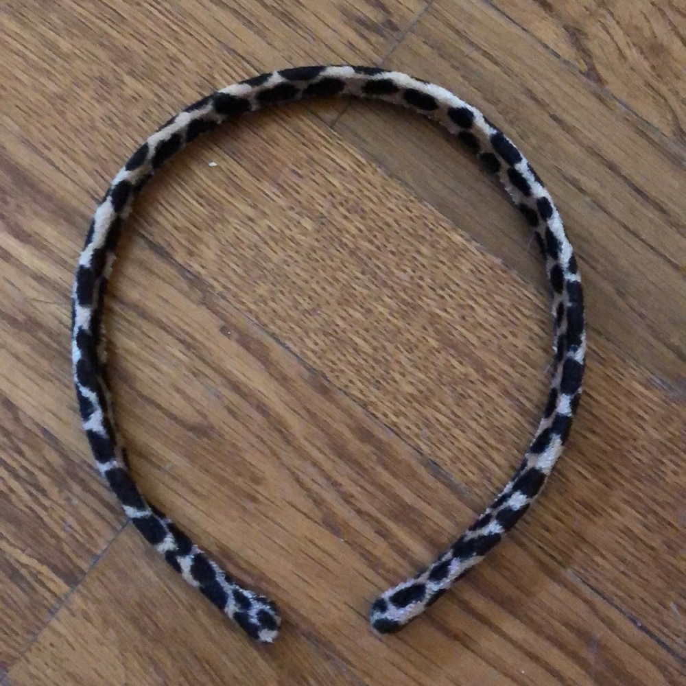 Leopard print thin headband